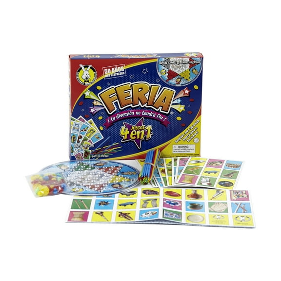 Feria 4-In-1 Board Game by University Games