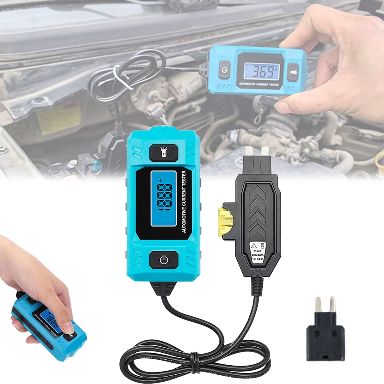 Ferjadq Automotive Circuit Fault Probe Tester Portable High Precisions ...