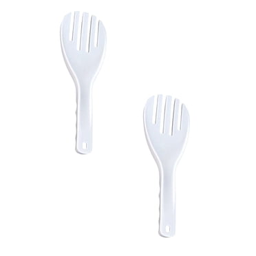 Uxcell 2 Pack Rice Paddle, Silicone Rice Spoon Non Stick Rice Spatula Rice Cooker Spoon Kitchen Tools Purple
