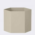 thumbnail image 1 of Ferm Living 4164 Trine Andersen Hexagon Pot, Grey, Extra Large, 1 of 1