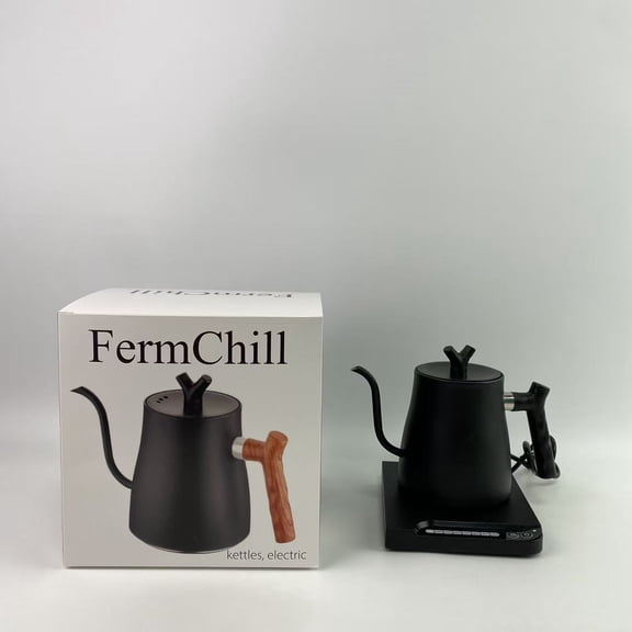 FermChill Kettles, electric,Electric Kettle Temperature Control Large LCD Screen Quick Boiling Pour Over Kettle for Coffee & Tea Anti-dry Protection, Stainless Steel Inner Water Boiler