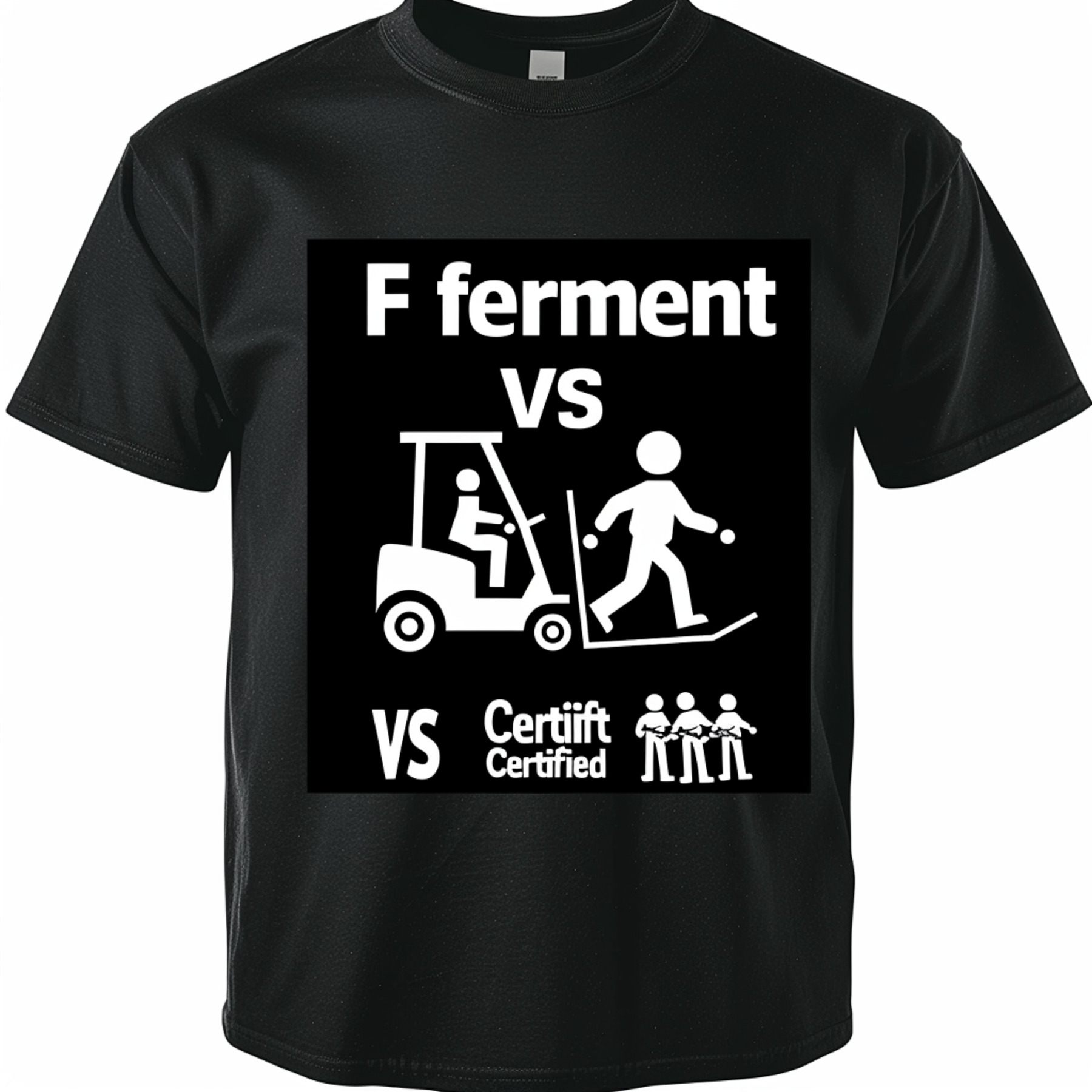 Ferment Forklift vs Black T Shirt Unleash the Battle of the Forklifts