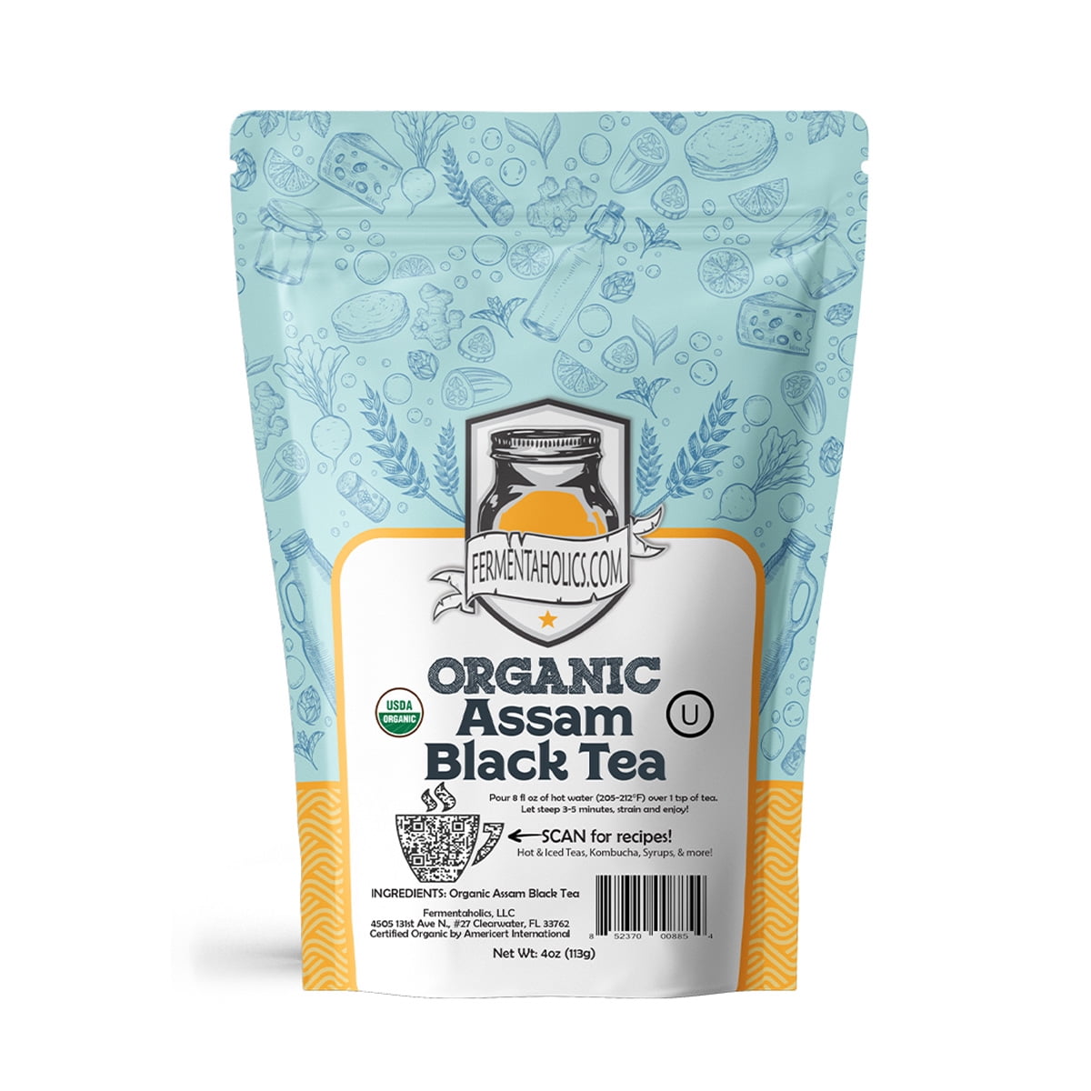 Assam Black Tea, Organic - 4 oz