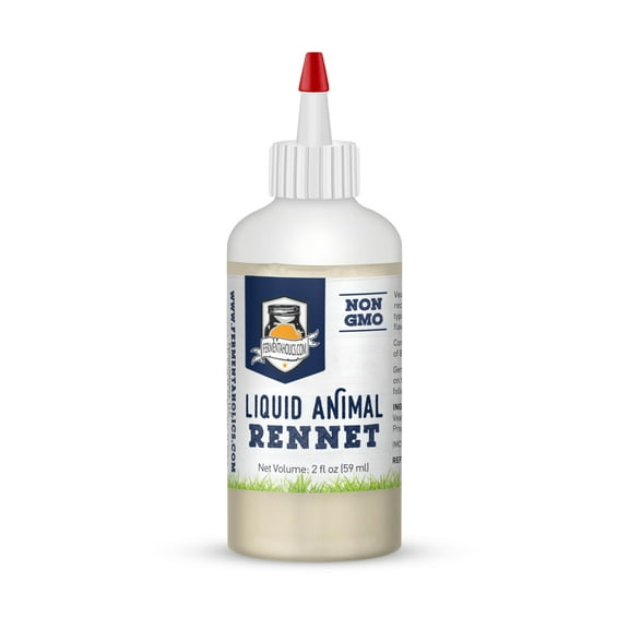 Fermentaholics Liquid Animal Rennet for Cheese Making Milk Coagulant - 2 oz