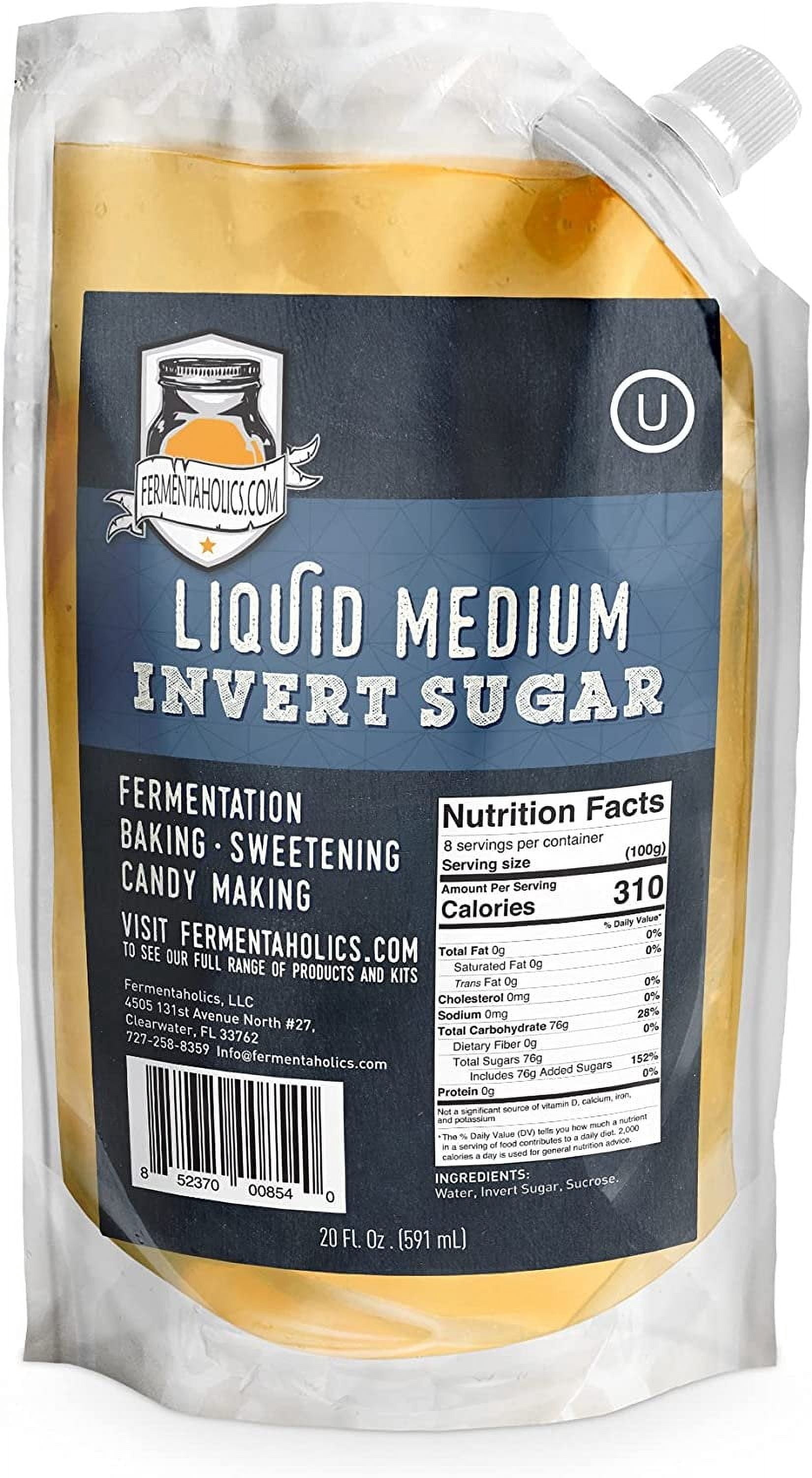 Fermentaholics Liquid Invert Sugar Syrup 20 fl oz Pouch - Walmart.com
