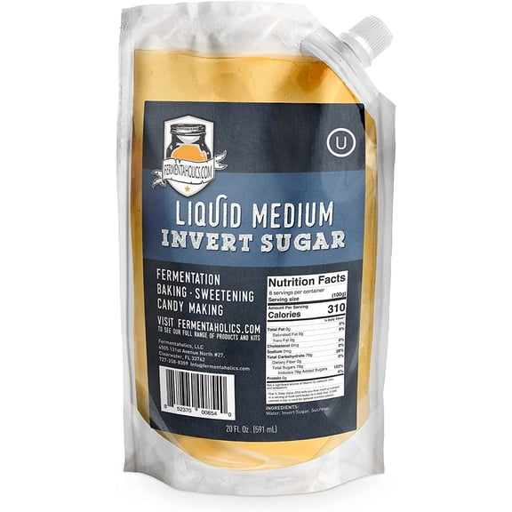 Fermentaholics Liquid Invert Sugar Syrup 20 fl oz Pouch - Baking, Ice Cream