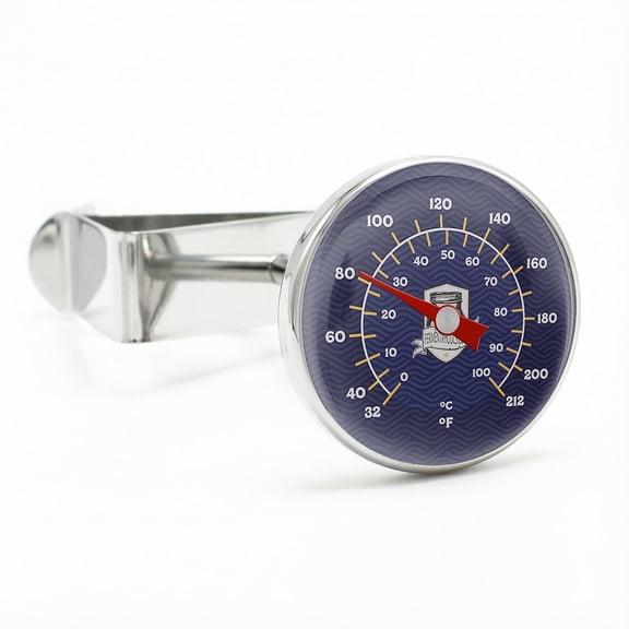 Fermentaholics Stainless Steel 1.5 Inch Dial Thermometer w/Locking Adjustable Clip General Kitchen Use: Cooking, Baking, Brewing, Cheesemaking, Candy, Coffee, & More Clip Locks into Place