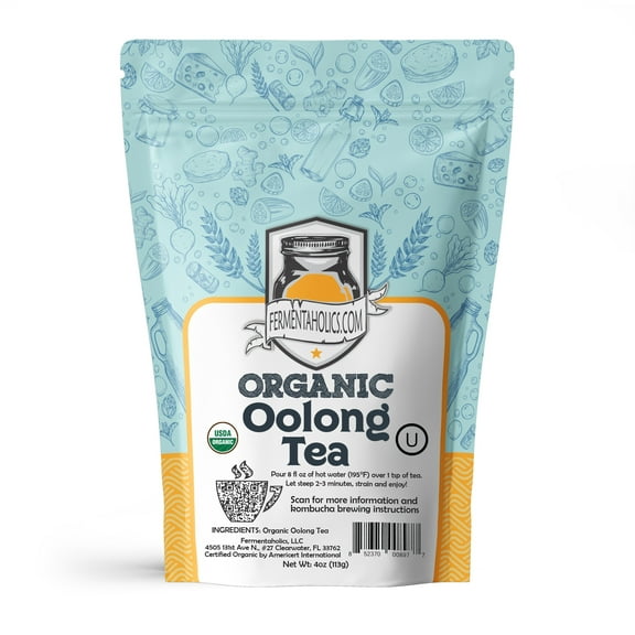 Fermentaholics USDA Certified Organic Loose Leaf Oolong Tea