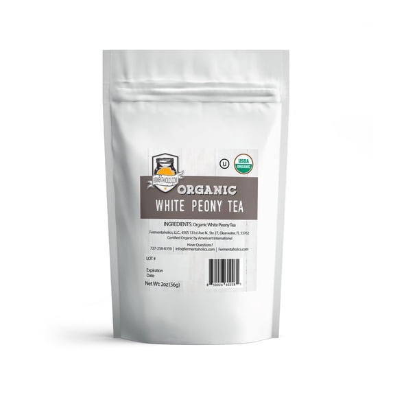 Fermentaholics USDA Certified Organic Loose Leaf White Peony Tea