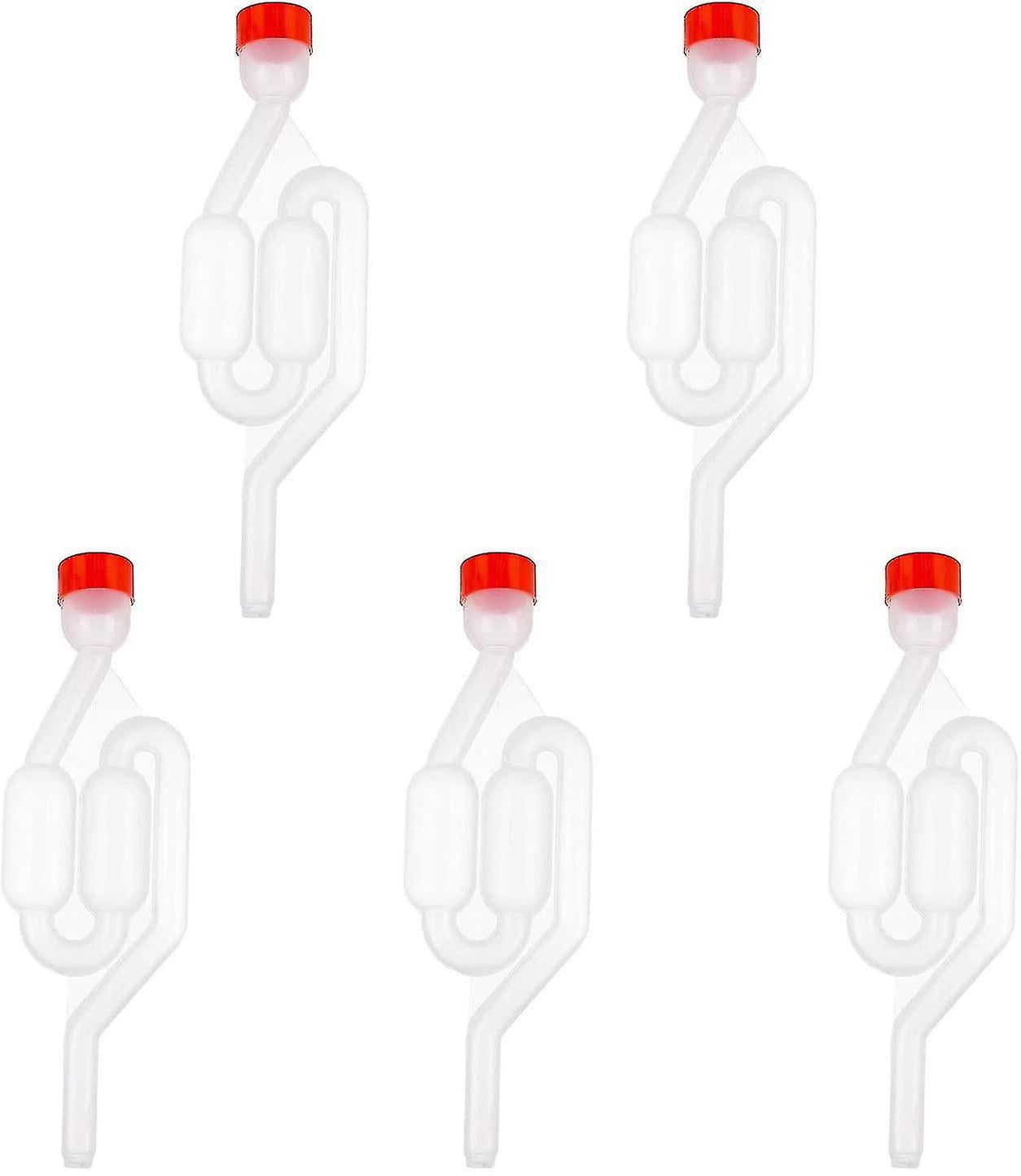 Fermentation Bung, Plastic Gardener Tubes With Lid, Airlock Bubbler