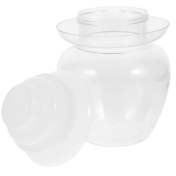 COMPUKAS Transparent PET Fermentation Jar for Kitchen Use with Generous Capacity 7.9 Gallons
