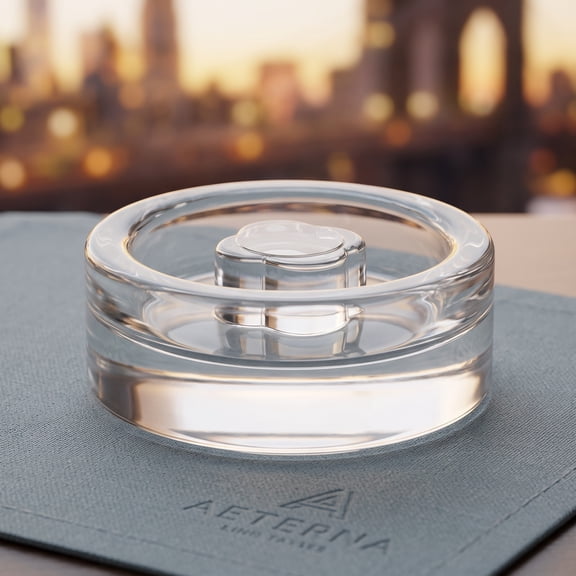 TABLZONE Transparent Glass Weights Fermenting Lids for Pickle Jars