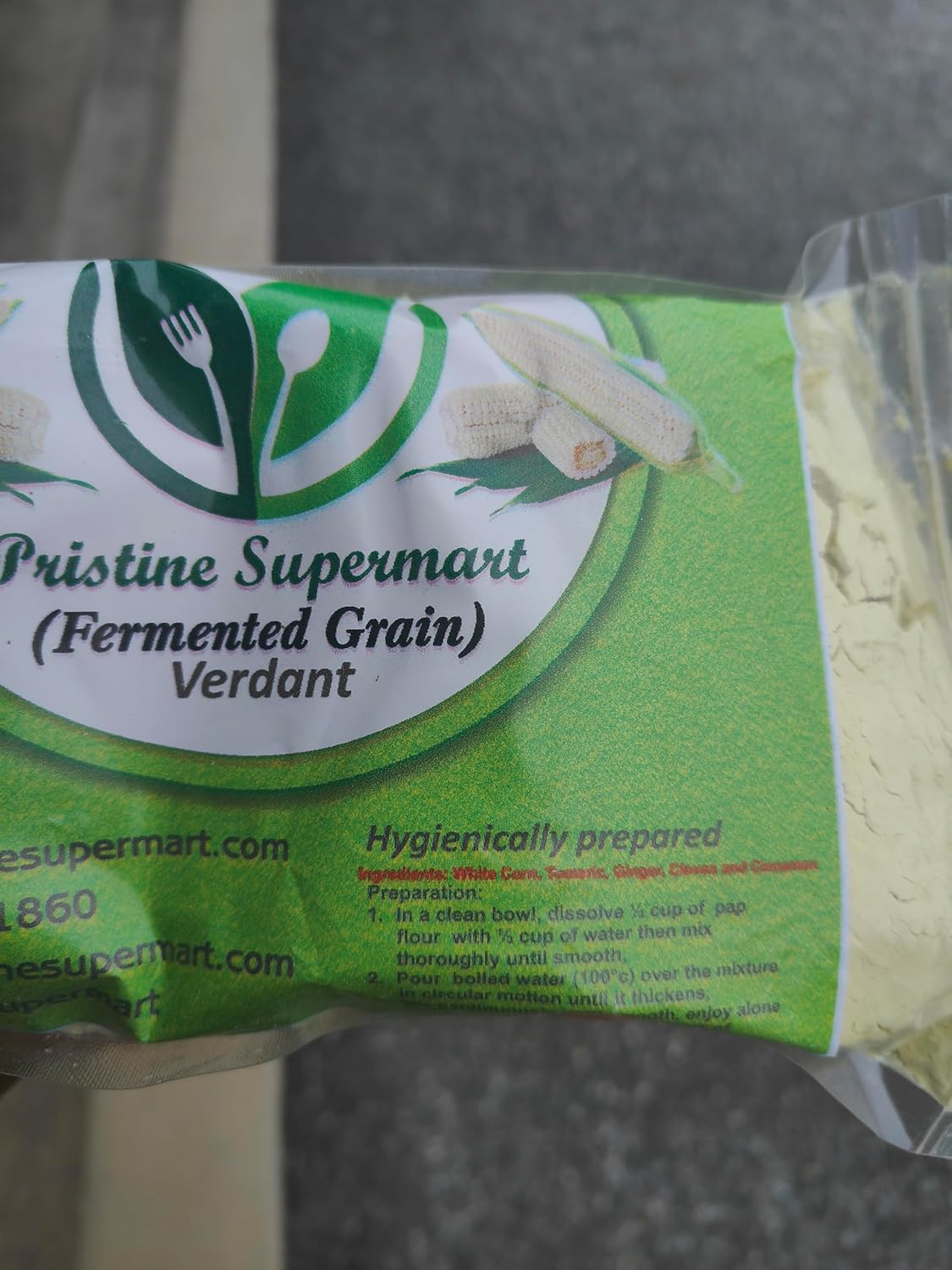  Fermented African Grains 16 oz (White Corn, Turmeric, Ginger, Cloves, and Cinnamon