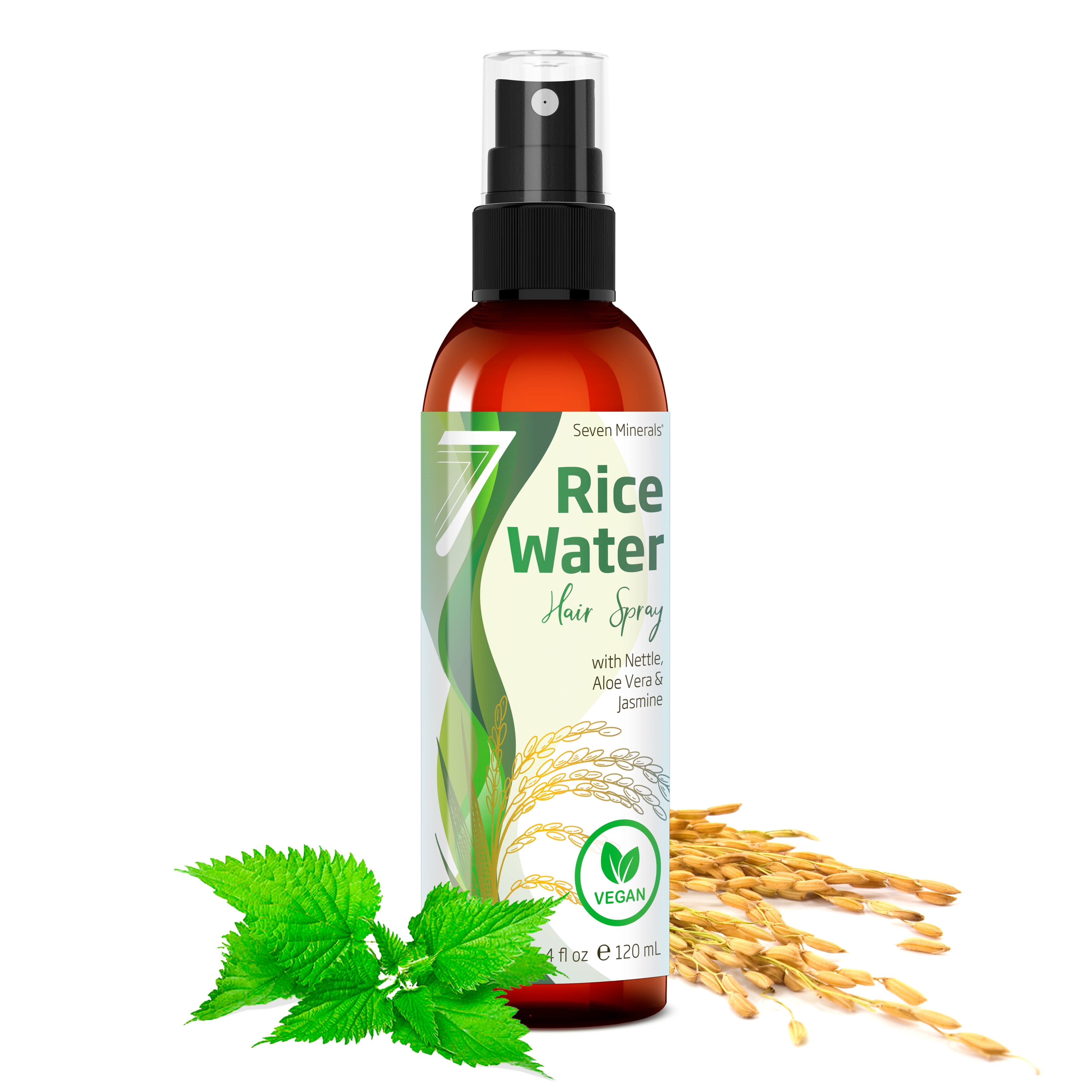 Fermented Rice Water for Hair Growth - with Nettle, Aloe Vera & Jasmine ...