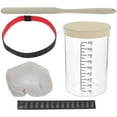 thumbnail image 1 of Fermenter Glass Jar Cereal Container Sour Starter Sourdough Kit Bread Silicone Scraper with Scale Terrarium, 1 of 6