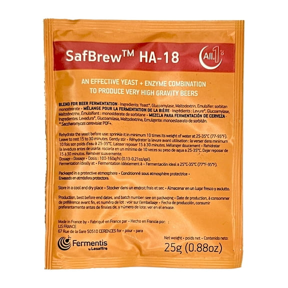 Fermentis SafBrew HA-18 25 Grams