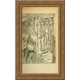 thumbnail image 1 of Fermez La Porte 24x16 Gold Ornate Wood Framed Canvas Art by Theophile Steinlen, 1 of 2