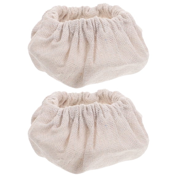 Ferminators 2-Pack Glass Fermentation Jars with Airtight Lid and Cloth Cover for Food Storage and Preservation