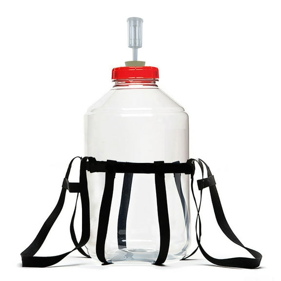 Fermonster Carboy Carrier, 6 Gal Fermonster Carboy, #10 Stopper, And Econolock Airlock