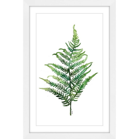 "Fern 2" Framed Painting Print