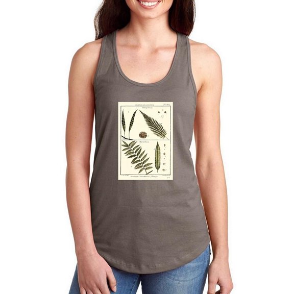 Fern Classification I Racerback Tank Women -Denis Diderot Designs, Female XX-Large