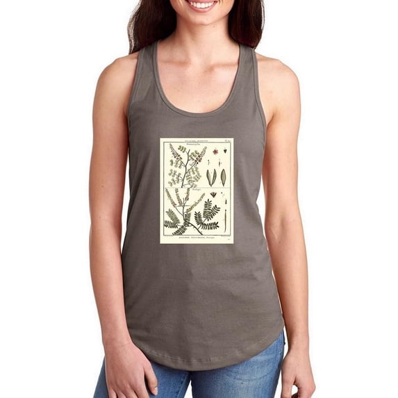 Fern Classification Ii Racerback Tank Women -Denis Diderot Designs, Female Medium