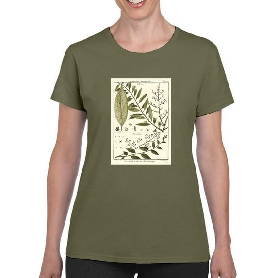 Fern Classification Iii T-Shirt Women -Denis Diderot Designs, Female x-Large