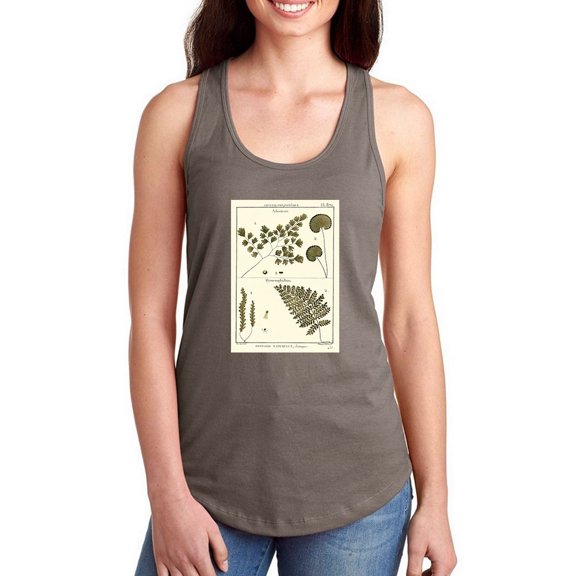 Fern Classification Iv Racerback Tank Women -Denis Diderot Designs, Female x-Large