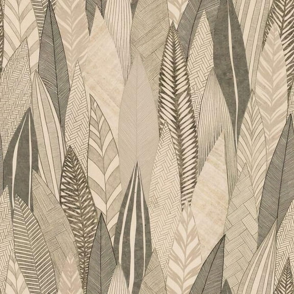 Fern & Feathers Peel and Stick Wallpaper