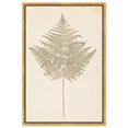 thumbnail image 1 of Fern Frond Canvas Print Botanical Art by Art Remedy, Gold Frame, 30 x 45, 1 of 6