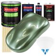 thumbnail image 1 of Fern Green Metallic Gallon Kit Low VOC URETHANE BASECOAT Car Auto Paint Kit, 1 of 6