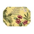 thumbnail image 1 of Fern Gully Yellow - Floral Placemats - Pack of 4, 1 of 2