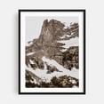 thumbnail image 1 of Fern Lake - Colorado Photography Mountain Landscape Nature Snow Wilderness Scenic Winter Black Framed Wall Art Print 12 x 16 inches, 1 of 3