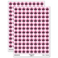 thumbnail image 1 of Fern Latte Art 200+ Round Stickers - Light Pink - Matte Finish - 0.50" Size, 1 of 3