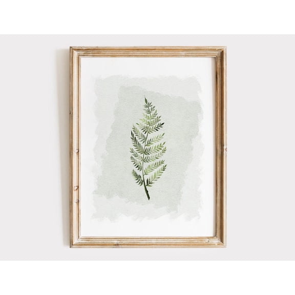 Fern Print, Botanical Wall Art, Minimalist Home Decor Home Decor #2249, 8x12 UNFRAMED