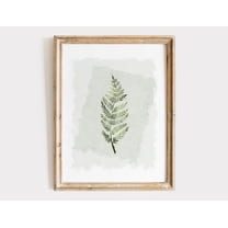 Fern Print, Botanical Wall Art, Minimalist Home Decor Home Decor #2249, 8x12 UNFRAMED