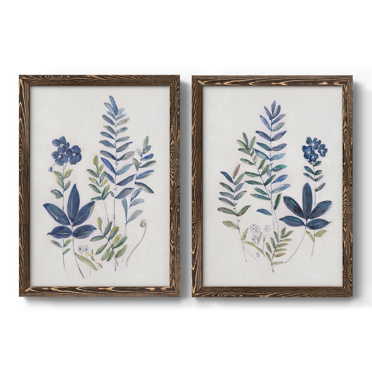 Fern Study I - Premium Framed Canvas 2 Piece Set - Ready to Hang