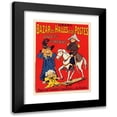 thumbnail image 1 of Fernand Fernel 19x24 Black Modern Framed Museum Art Print Titled - Halles and Posts Bazaar (1900), 1 of 5