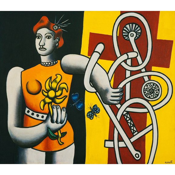 Fernand Lger - Big Julie Poster Print - Apple Collection Vintage (14 x 12)