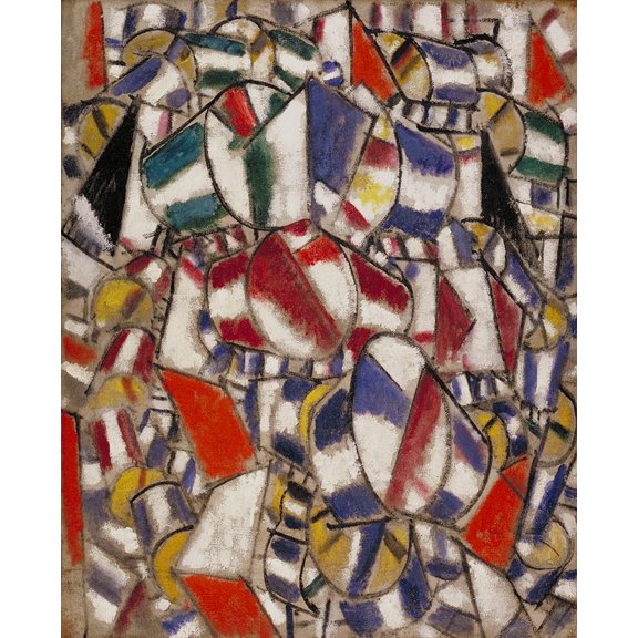 Fernand Lger - Contrast of Forms Poster Print - Apple Collection Vintage (10 x 12)