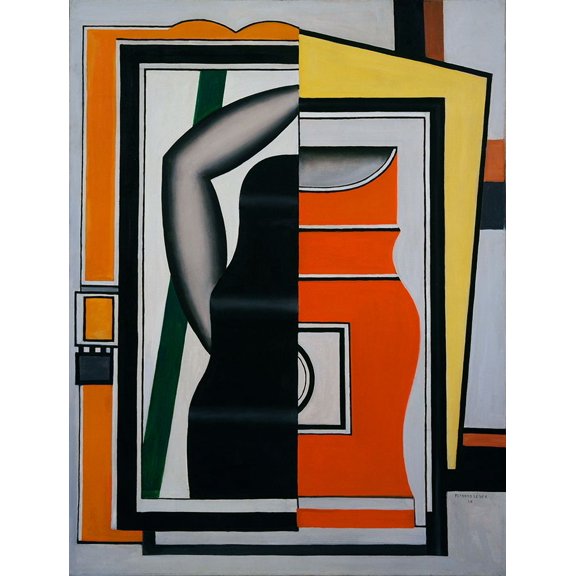 Fernand Lger - The Mirror Poster Print - Apple Collection Vintage (18 x 24)