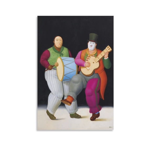 Fernando Botero High-Definition Spray-Painted Oil Paintings for Versatile Decor - Home & Commercial Gifts Canvas Painting Poster Wall Art Decorative Picture Prints Modern Decor 24x36inch(60x90cm)