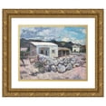 thumbnail image 1 of Fernando Fader 24x20 Gold Ornate Framed and Double Matted Museum Art Print Titled - The Beaches of Guasapampa (circa 1930), 1 of 4