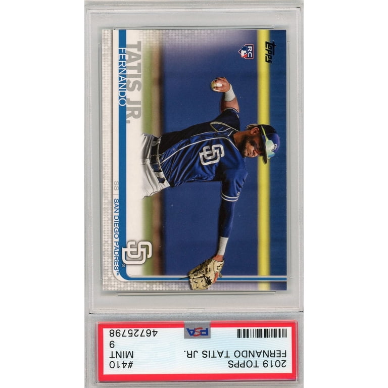 Fernando Tatis Jr 2019 Topps Baseball Rookie Card RC #410 Graded 
