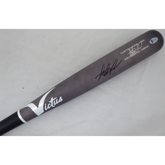 Fernando Tatis Jr. Autographed Gray Victus Game Model Bat San Diego Padres Beckett BAS 192527