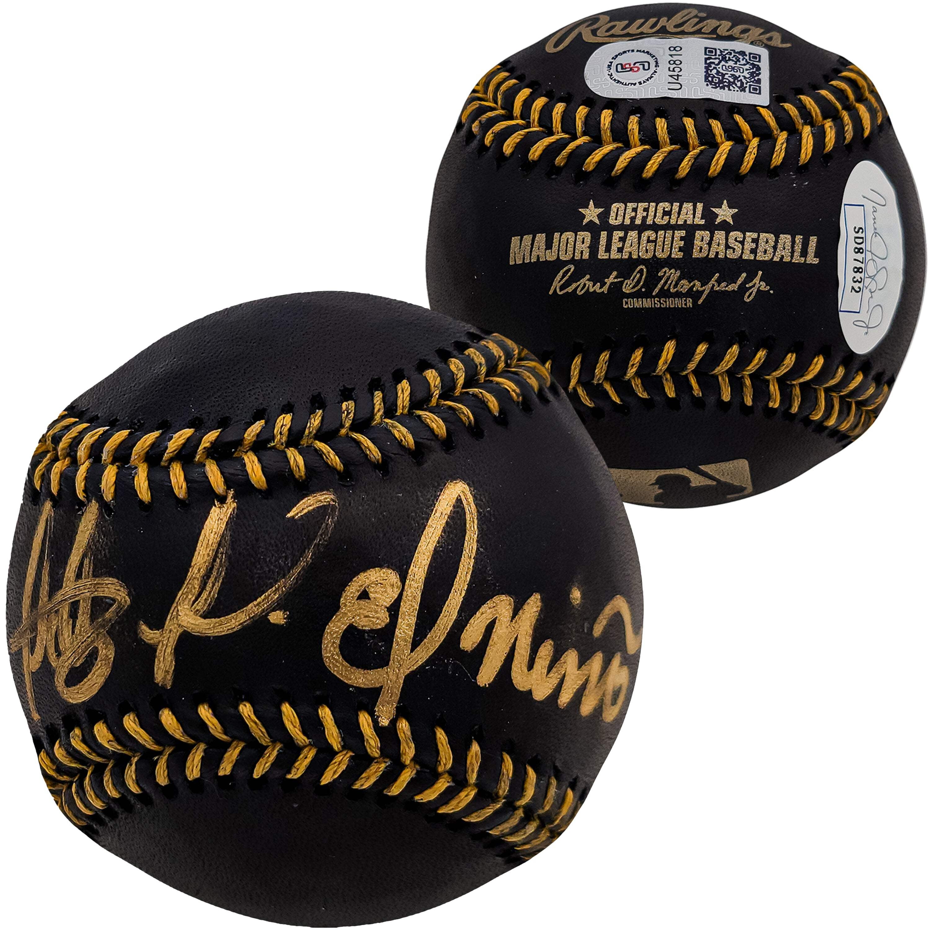 Fernando Tatis Jr. Autographed Official Black MLB Baseball San Diego