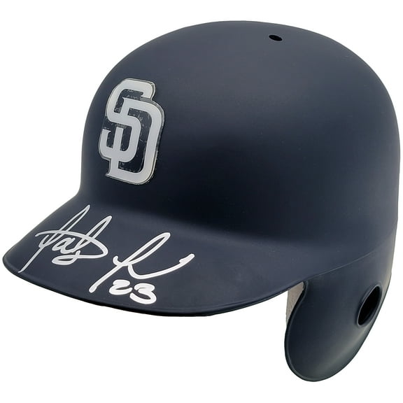 Fernando Tatis Jr. Autographed San Diego Padres Flat Matte Blue On Field Authentic Batting Helmet JSA 201907