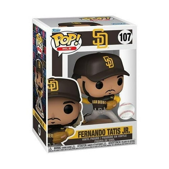 Fernando Tatis Jr. Funko Pop! Baseball MLB San Diego Padres Collectible Vinyl Figure #107 with Case