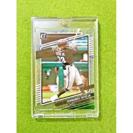 Fernando Tatis Jr HOLO WHITE SPARKLE PRIZM #2/5 SSP CARD 2021 Chronicles Clearly