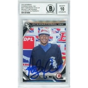 Fernando Tatis Jr. San Diego Padres Autographed 2016 Bowman International Ink RC #IIFT BGS 10 Authenticated Card - Topps - Fanatics Authentic Certified
